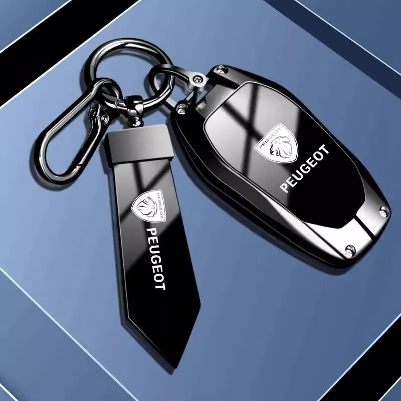 Funda carcasa llave Peugeot 208 3008 308 508 con tapa de zinc - imagen 4