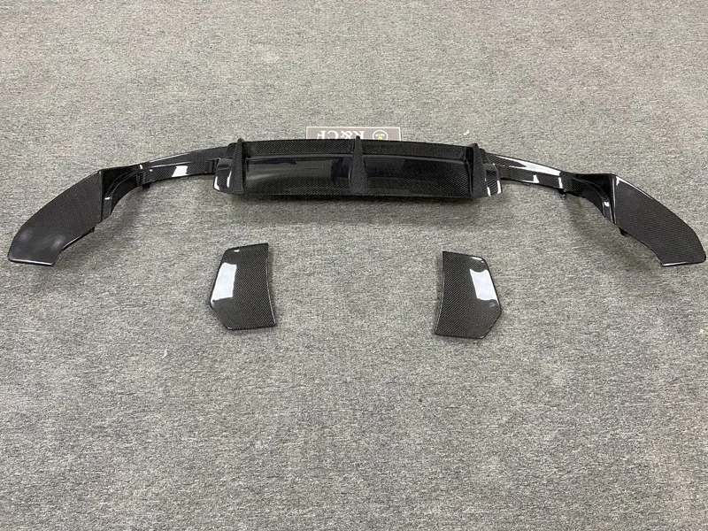 Difusor trasero de carbono para Audi TTS/TTRS MK3 2015-2019 - imagen 3