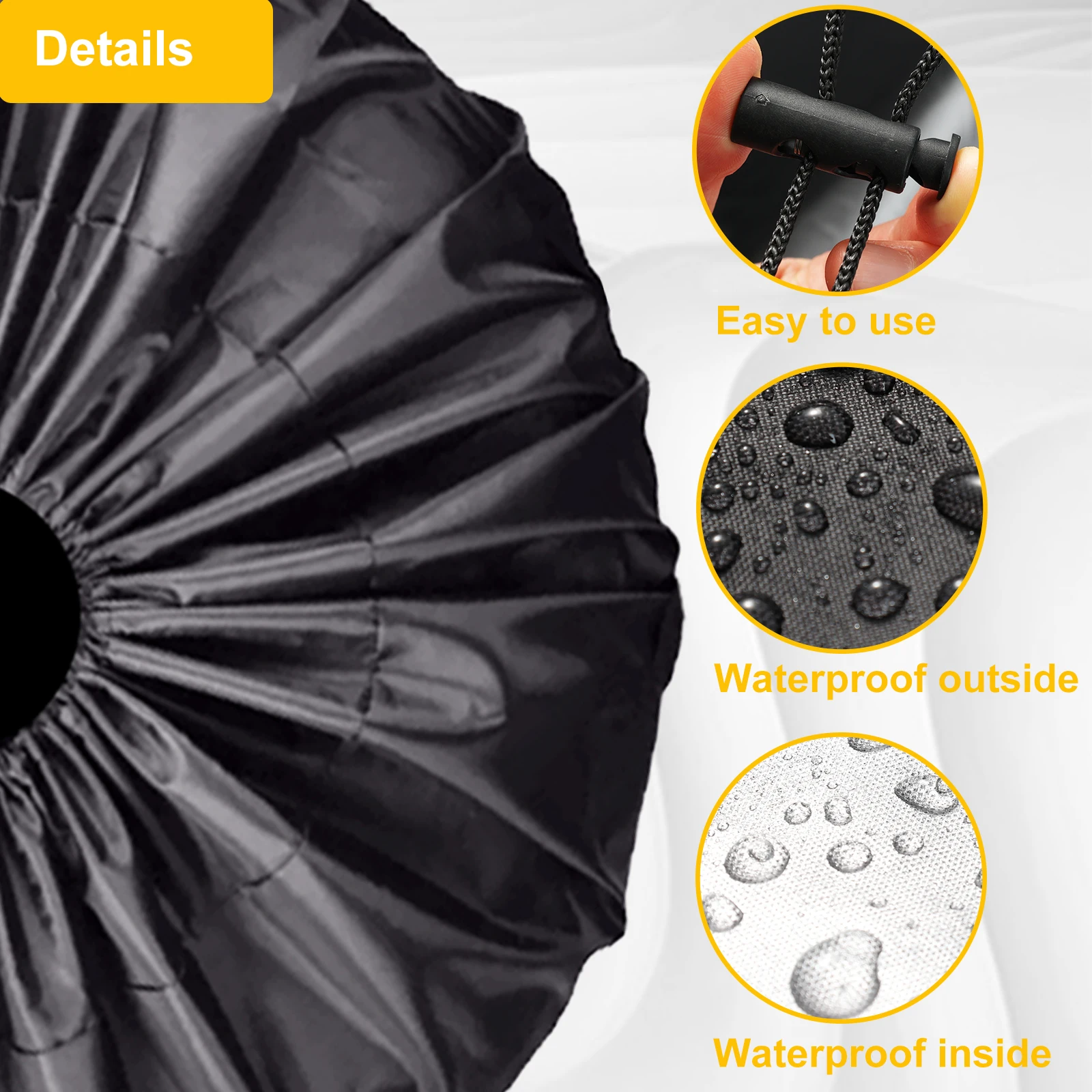 Protector rueda repuesto Jeep Wrangler JK JL – protección UV anticorrosión - imagen 4
