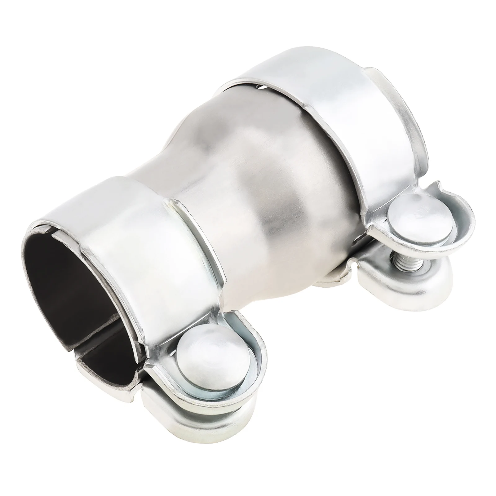 Adaptador reductor de escape 2 a 2,5″ acero al carbono – doble abrazadera - imagen 4