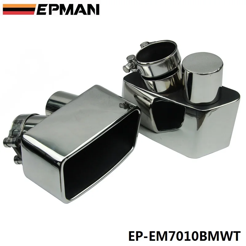 Punta de escape cromada acero inoxidable 304 para BMW 535 GT F07