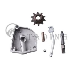Kit distribución ciclomotor 49-80cc con piñón 10 dientes y cubierta embrague 3 agujeros