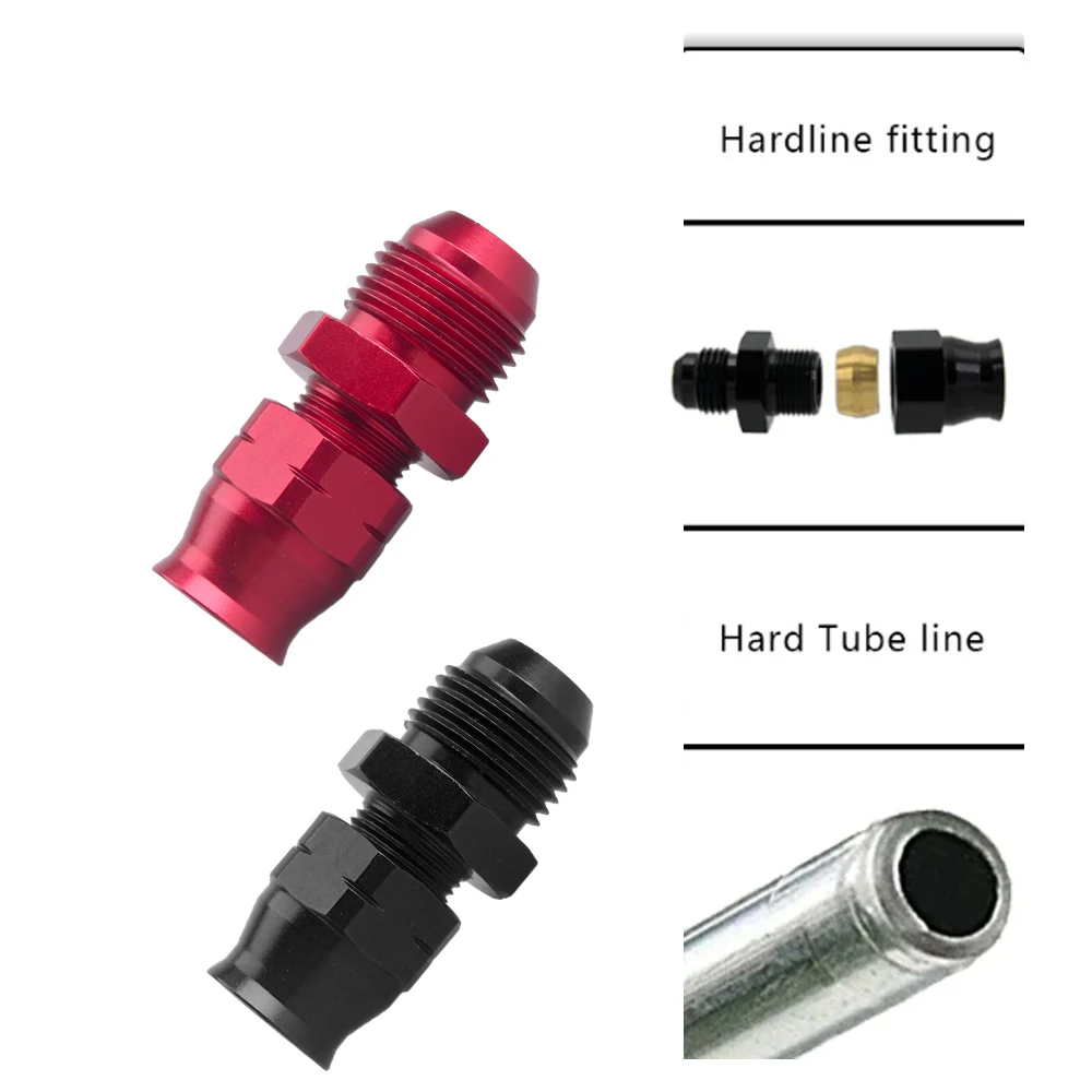 Racor adaptador macho AN6/AN8/AN10 para tubo de combustible 5/16 y 3/8 - imagen 3