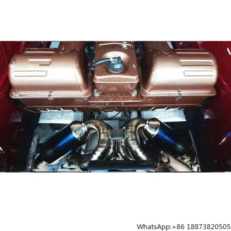 Sistema de escape titanio Xinaote para Ferrari F430 - imagen 4