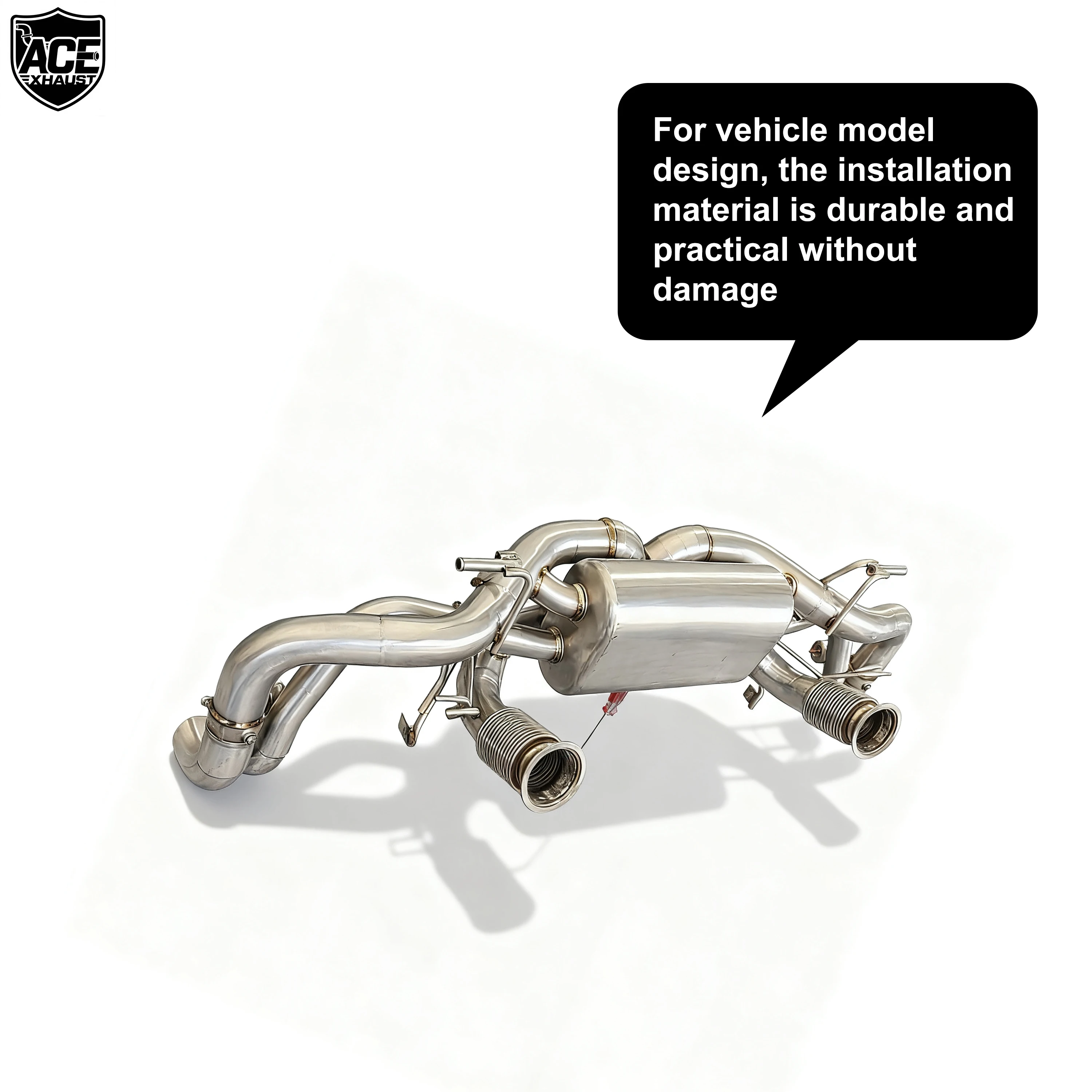 ACE tubo escape inoxidable Audi R8 V10 5.2L catback rendimiento - imagen 5