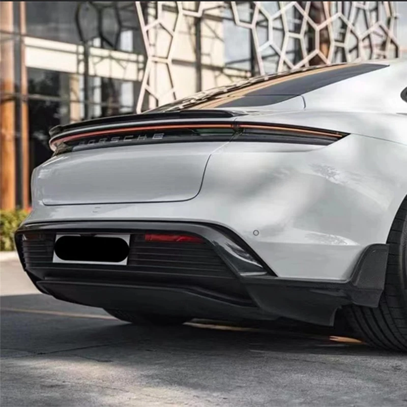 Real FD Alerón trasero de fibra de carbono para Porsche Taycan Turbo S - imagen 4