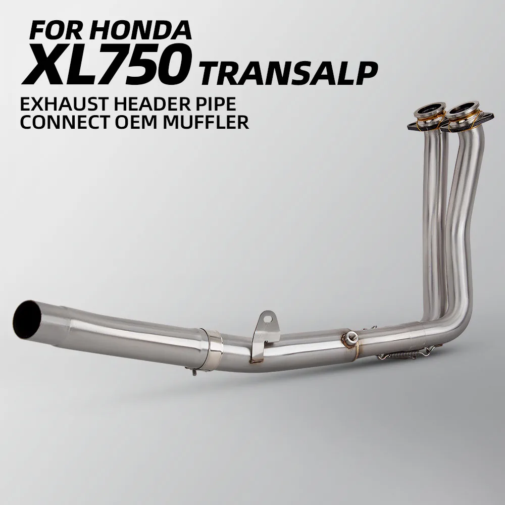 Colector de escape Honda XL750 Transalp 750 acero inoxidable enlace - imagen 3