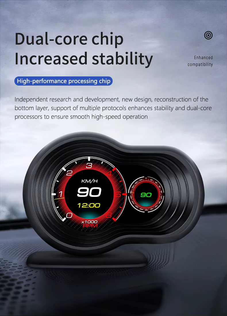 Accesorio OBD para coche con conexión al sistema de diagnóstico