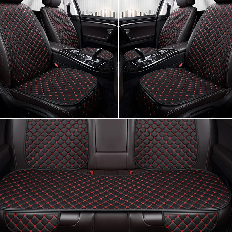 Funda universal de asiento para coche, acolchada y de polipiel