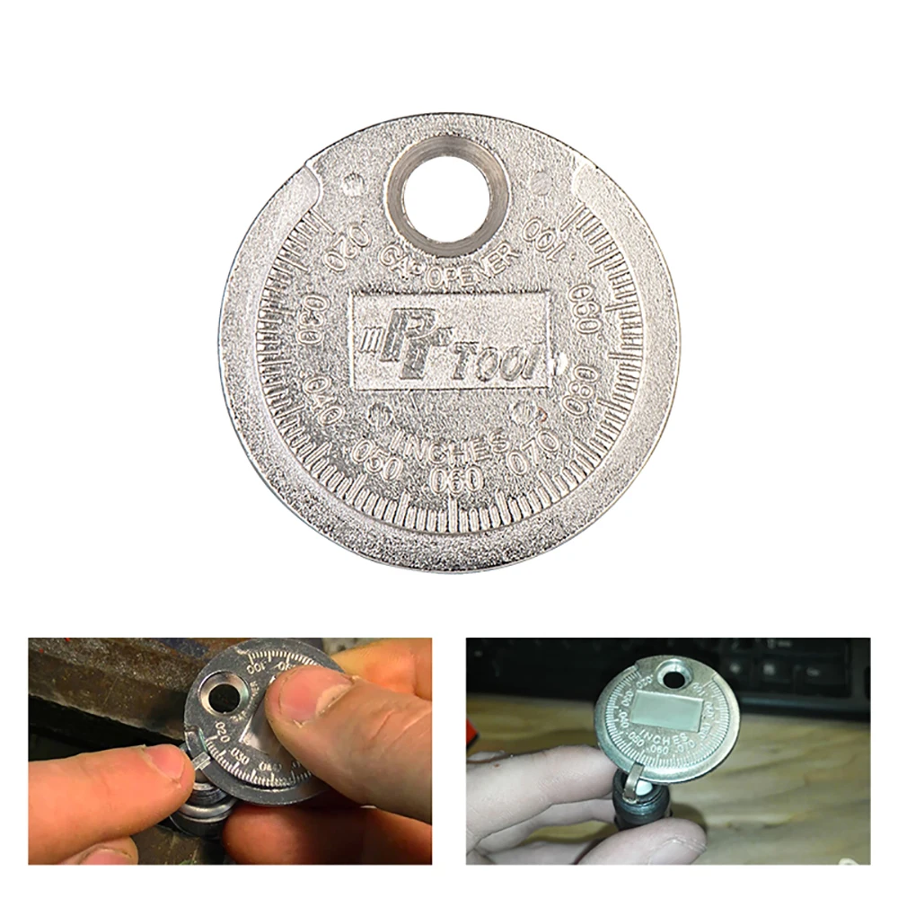 Calibre de bujías tipo moneda 0,6-2,4 mm – Galga de medición