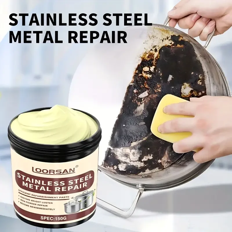 Pasta renovadora de acero inoxidable multiusos para restaurar metales - imagen 2