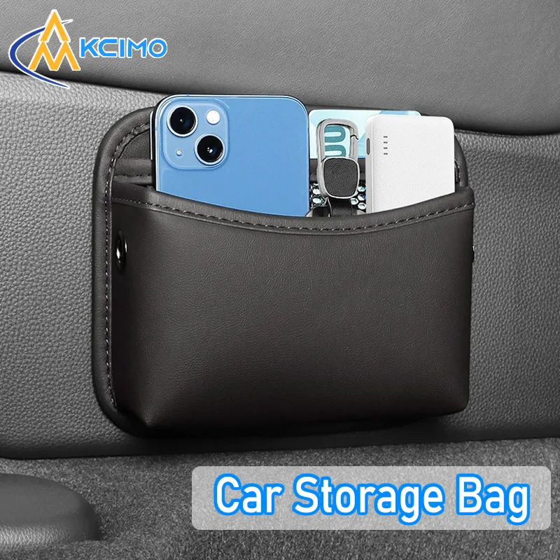 Organizador autoadhesivo universal para coche – portaobjetos