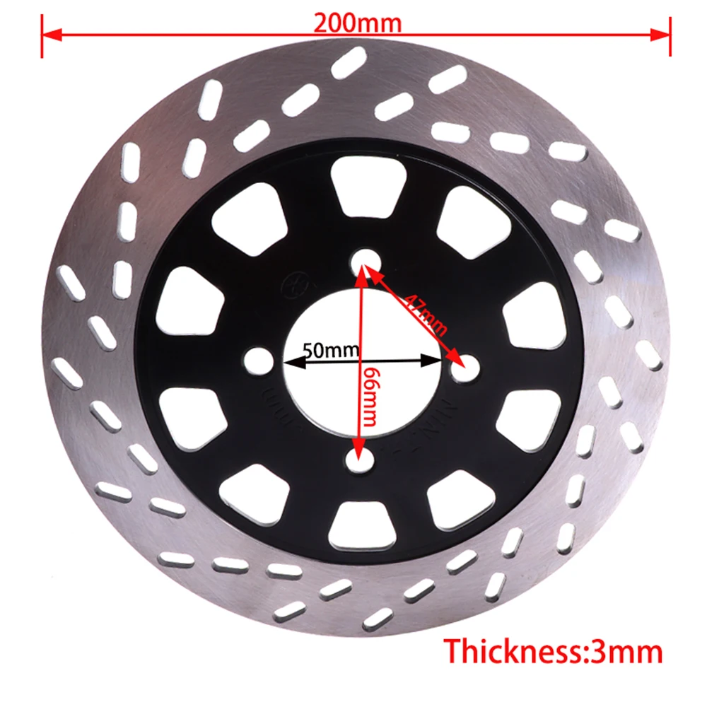 Disco de freno de 200 mm para scooter GY6, pit bike y quad - imagen 2