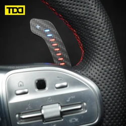 Paletas paddle shift fibra carbono LED – Mercedes-Benz Clase A C E GLC