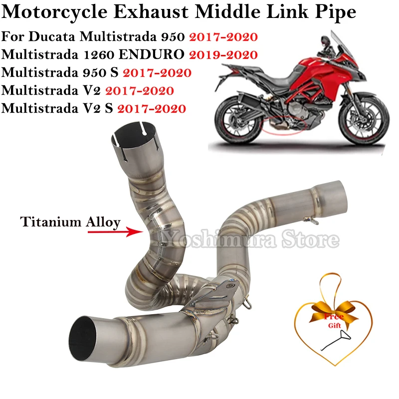 Escape titanio Ducati Multistrada 950 / 1260 Enduro 2017-2020