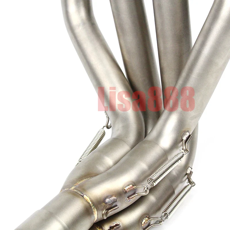 Tubo delantero de escape para Kawasaki Z900 Titanio y acero inoxidable - imagen 4
