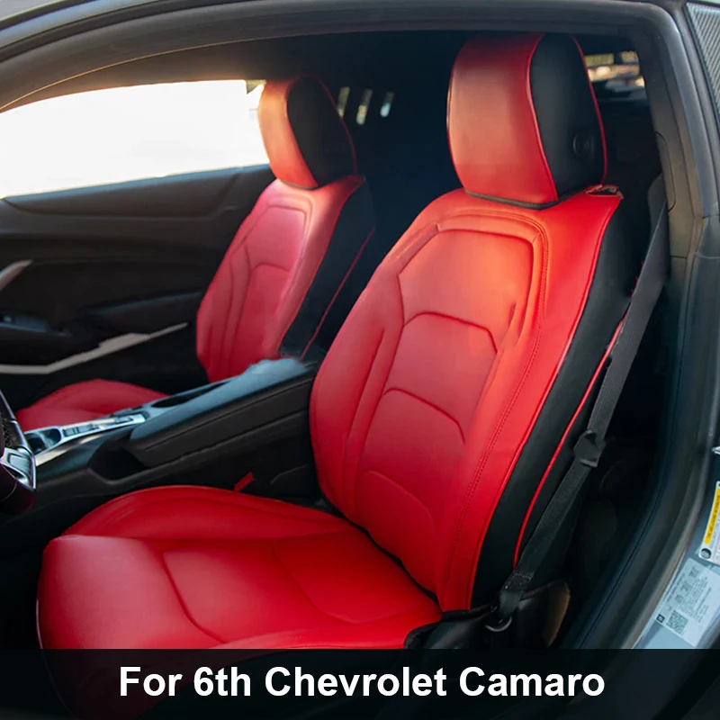 Fundas de asiento de cuero para Chevrolet Camaro Coupe - imagen 3