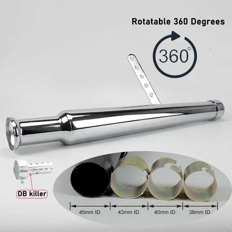DB Killer silenciador deportivo Escape Yamaha SR400 - imagen 3