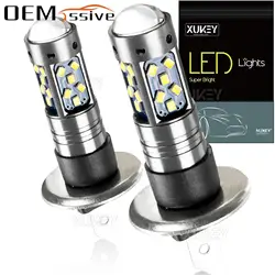 Bombillas LED H1 antiniebla DRL 12V 6000K para coche y furgoneta