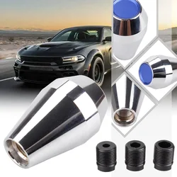Pomo de cambio universal de aluminio cromado para coche