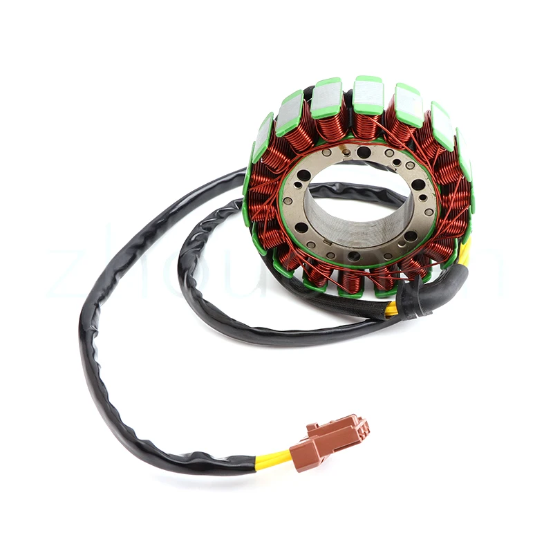 Vista del conjunto de encendido para moto
