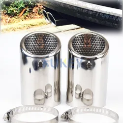 Embellecedores escape trasero cromados inoxidables VW Passat B6/Eos/CC