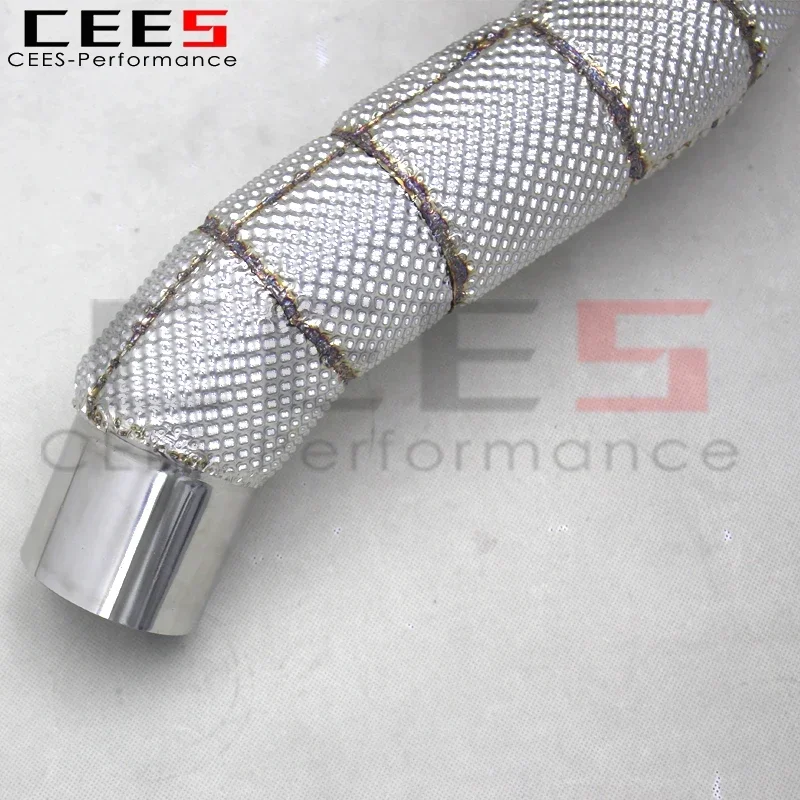 Tubo escape CEES acero inoxidable catalizador BMW M5 F10/M6 F06 4.4 - imagen 4