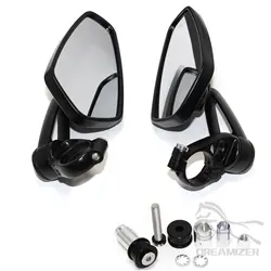 Espejos retrovisores moto 22mm 7/8" Café Racer