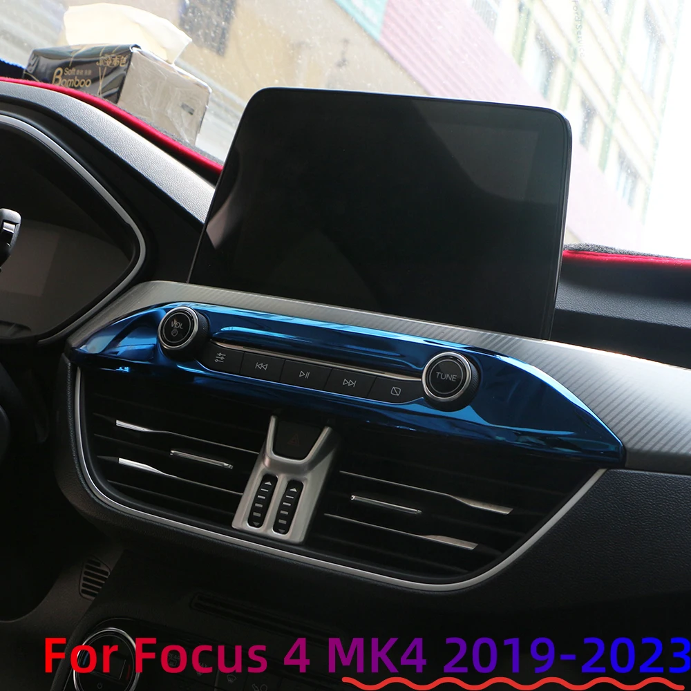 Ford Focus MK4 perilla de control central cubierta de acero inoxidable - imagen 4