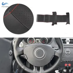 Funda volante cuero perforado para Renault Clio RS cosida a mano