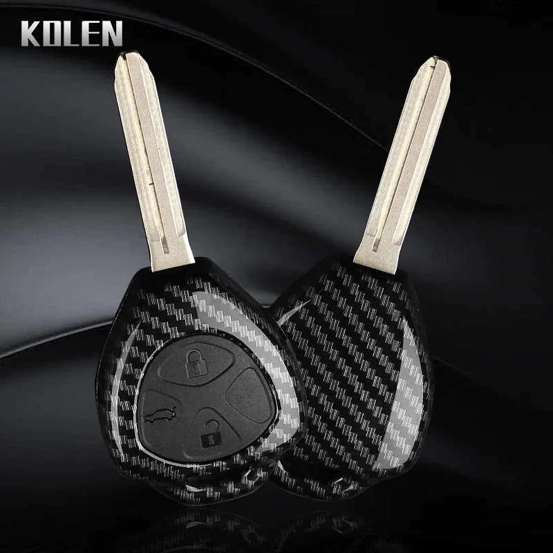 Funda para llave Toyota en ABS efecto carbono – Corolla, Yaris y RAV4 - imagen 3