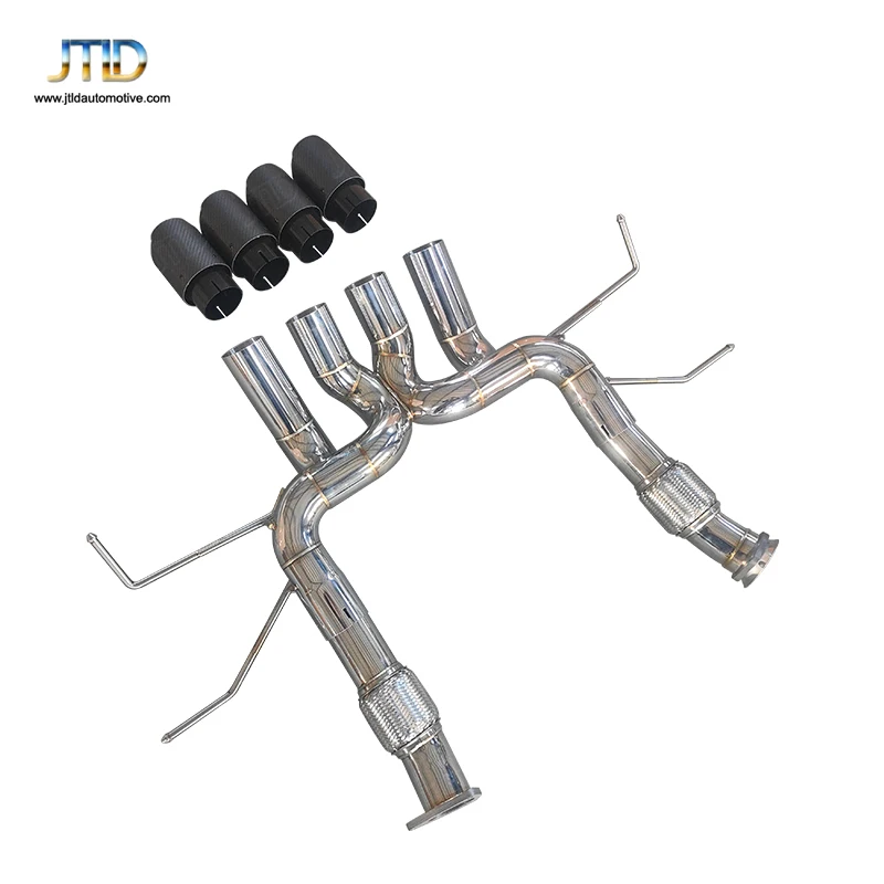 Sistema Catback de Escape de Tubo X de Acero Inoxidable para Chevrolet Corvette C8 Z06 - imagen 2