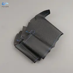 Protector de volante cuero perforado cosido a mano Toyota FJ Cruiser