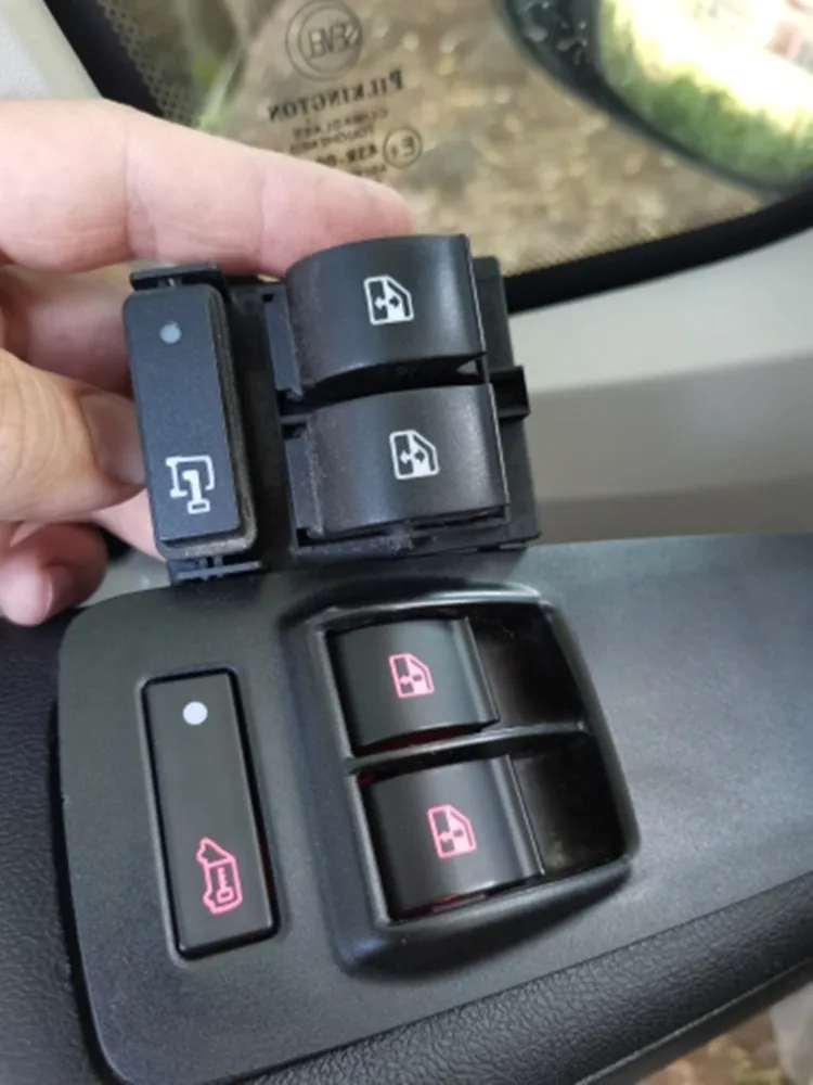 Interruptor de ventanilla eléctrica de puerta de 8 pines para Fiat Doblo Ducato Peugeot Boxer Citroen relé puente Vauxhall Combo mk3 735487419   6490X9 - imagen 3