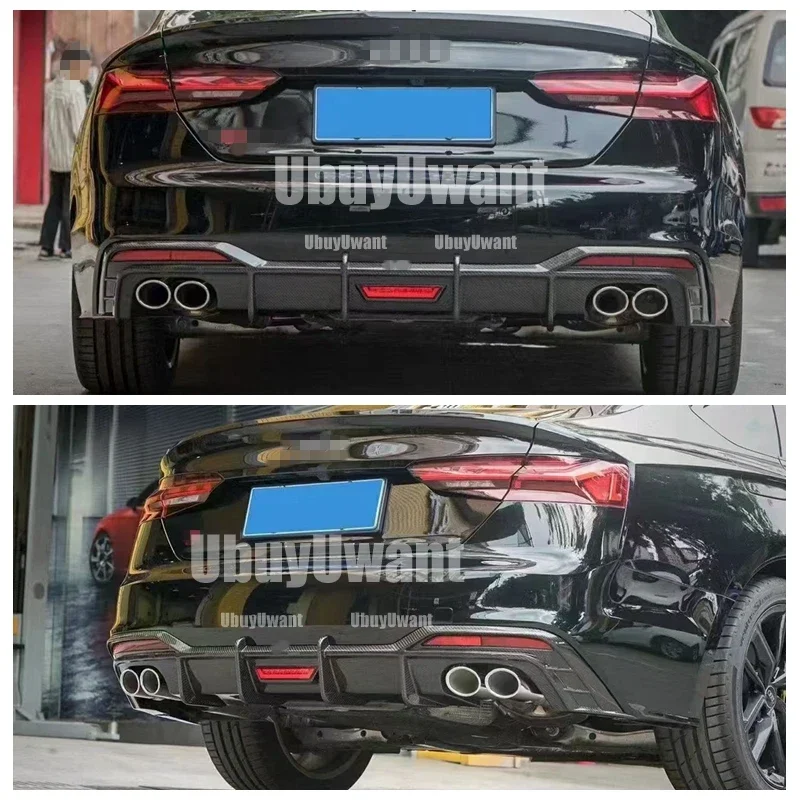 Alerón labio trasero de carbono con difusor – Audi A5/S5 S-Line B10 - imagen 2