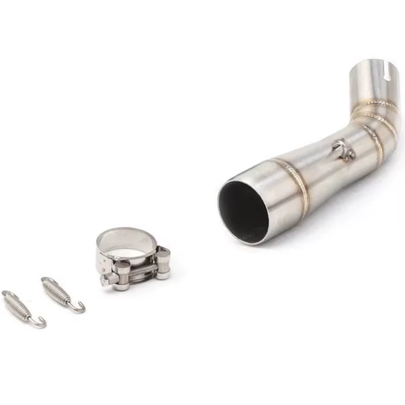 Silenciador escape acero inoxidable Benelli 502C - Tubo enlace central modificado - imagen 3