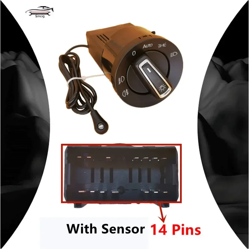 Interruptor de luces VW 3BD941531 con o sin sensor para Golf y Passat - imagen 3