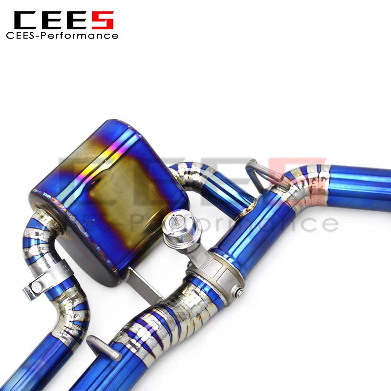 Escape catback Cees Tuning con válvula para Dodge Charger V6 3.6L - imagen 4