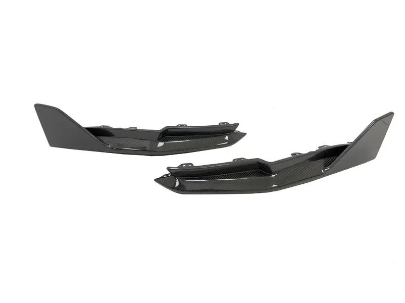 Divisor trasero G80 M3 estilo MP fibra de carbono parachoques trasero divisor lateral Winglet para BMW G80 G82 G83 Sedan Coupe 2021+ - imagen 3