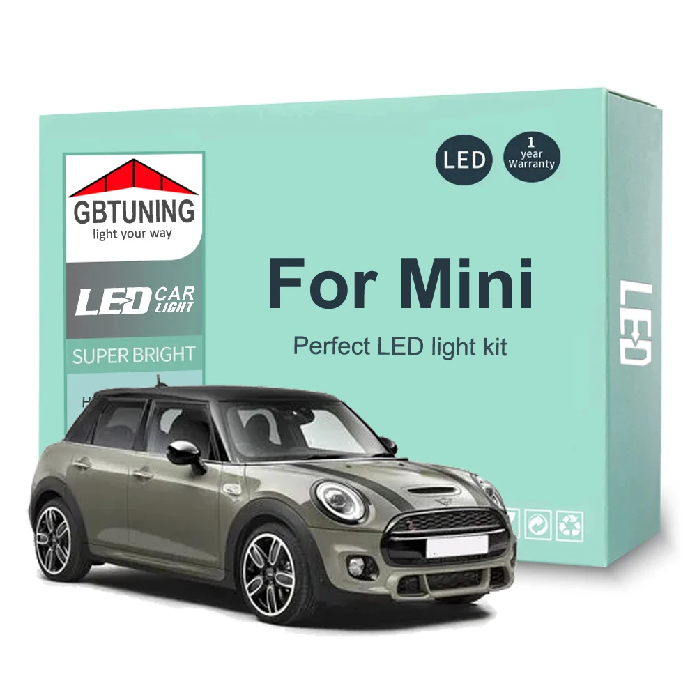 Kit de bombillas LED interior para Mini Cooper, Clubman y Roadster