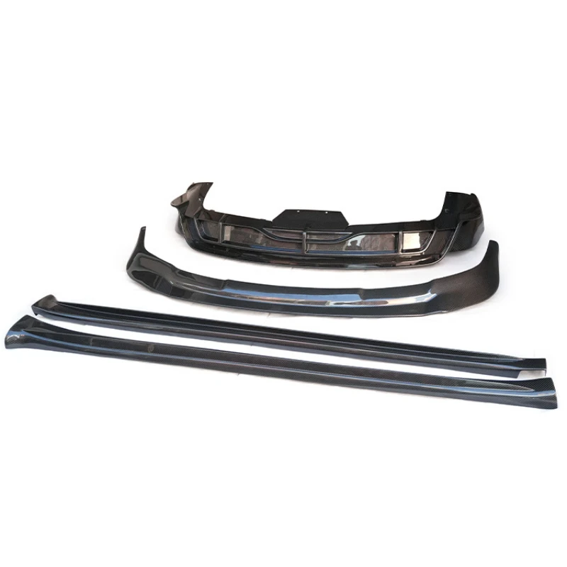 Kit Labios Fibra Carbono Seca Delantero Trasero – Tesla Model X