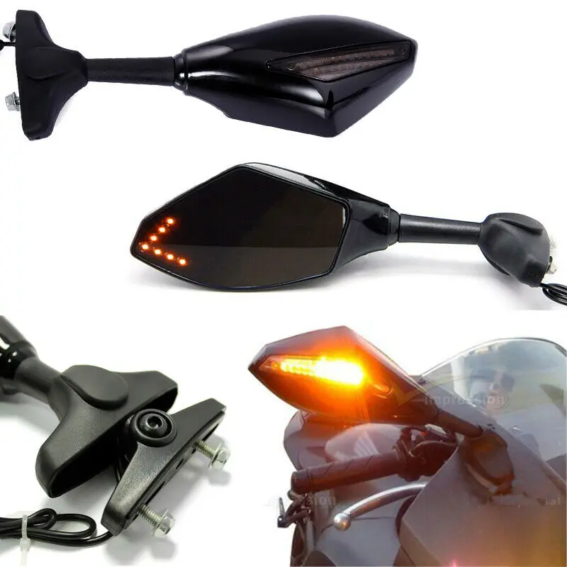 Intermitentes LED para retrovisores Honda CBR600RR y Suzuki GSX-R600
