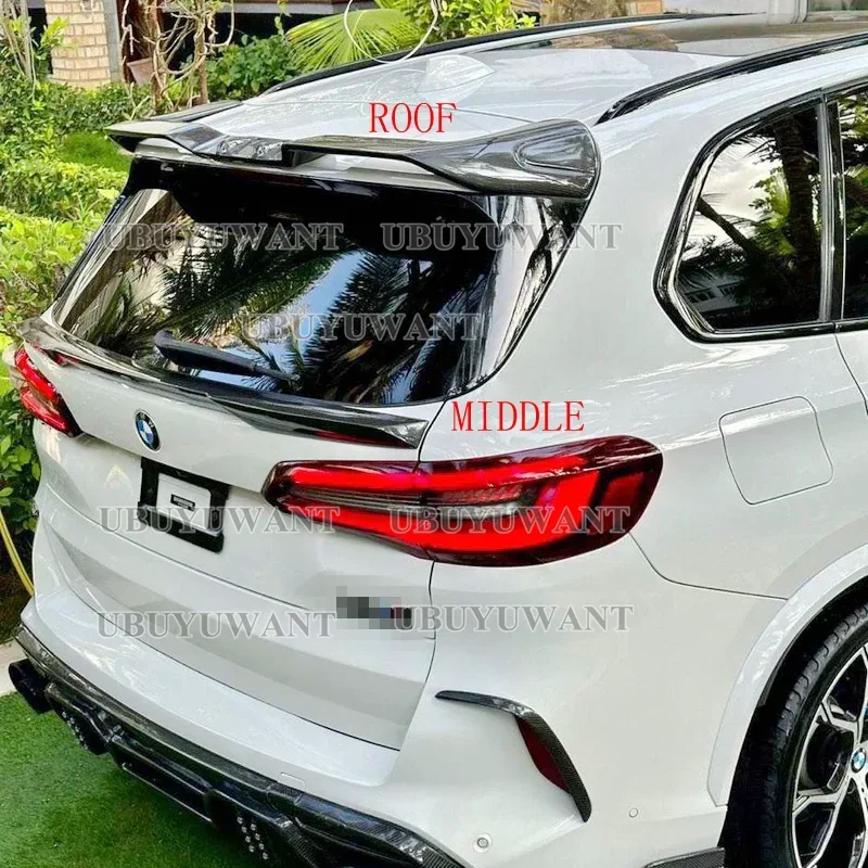 Alerón trasero de carbono para BMW X5M F95 2019-2024 - techo y medio - imagen 2