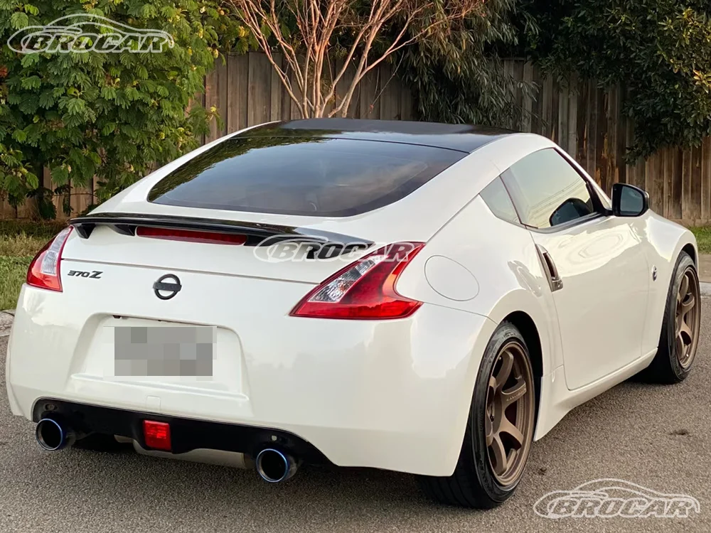 Alerón trasero FRP negro brillante para Nissan 370Z Z34 2009-2016 - imagen 3