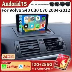 Autoradio 2DIN Android 15 Carplay DSP Volvo S40 C30 C70 (2004-2013)