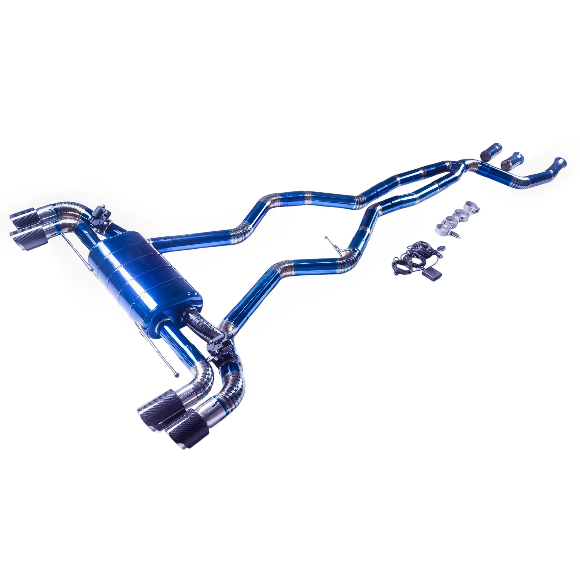 Escape Catback GFC Titanium con Válvula Eléctrica para BMW M340i - imagen 2