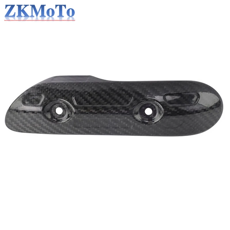Protector térmico de escape de fibra de carbono para motocicleta, cubierta protectora para KTM 250SXF 250EXCF 350EXCF 400EXC 450EXC 500EXC 2007-2023 - imagen 2