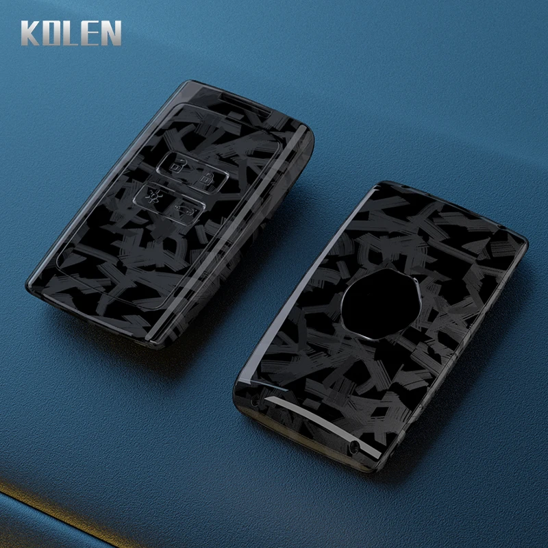 Funda llave fibra carbono ABS compatible Renault Captur Kadjar Clio - imagen 2