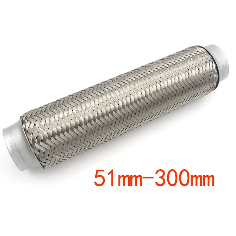 Tubo de escape universal acero inoxidable con silenciador flexible - imagen 2
