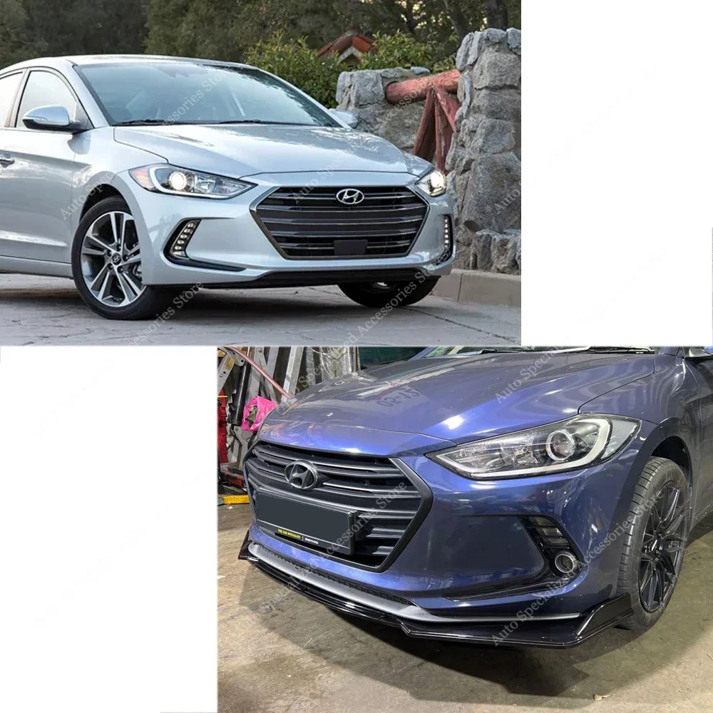 Parachoques divisor frontal Hyundai Elantra MK6 GDI TGDI 2016-2018 - imagen 3